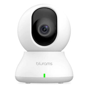 Security Camera 2K, blurams Baby Monitor Dog Camera 360-degree for Home Security w/ Smart Motion Tracking, Phone App, IR Night Vision, Siren, Works with Alexa & Google Assistant & IFTTT, 2-Way Audio